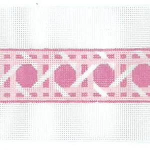 Bag Straps- Large Pink Cane - 36" x 2"-13 Mesh