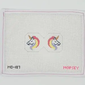 Unicorn Scissor Fob - 2" x 4" - 18 Mesh