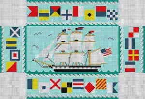 Nautical Brick Cover -8.5 x 12.5" - 13 Mesh