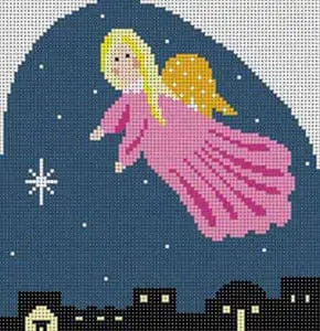 Angel Nativity - 7 x 7" - 13 Mesh