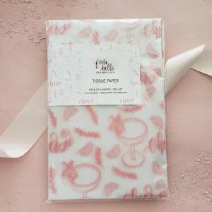 Pink Cheers Gift Wrap Tissue Paper