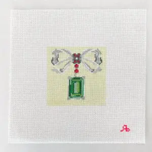 Emerald Drop Gemstone for 3 x 3 "