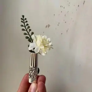 Tiny Silver Vase Magnet