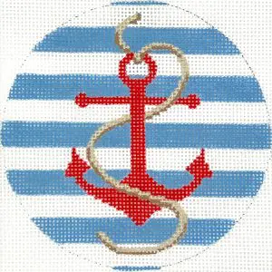 Red Anchor Round - 4" x "4- 18 Mesh