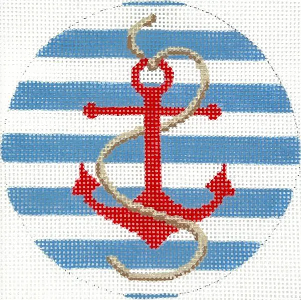 Red Anchor Round - 4" x "4- 18 Mesh