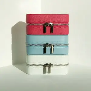 Self-Finishing 5"  Square Jewelry Box - Coral