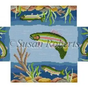 Riverbed Rainbow Trout Brick Cover- 18 mesh