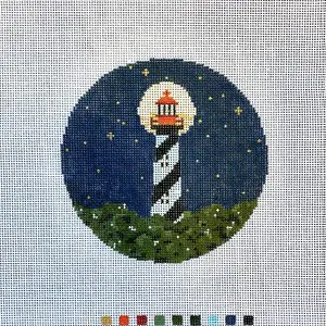 Saint Augustine Lighthouse-A001- 4.5" Round- 18 Mesh