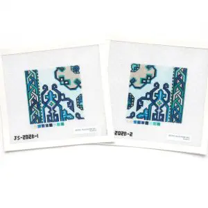 Holbein 4 " Square Coaster - Blue - 18 M
