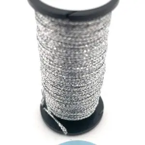001HL - Silver High Lustre-#8 Braid