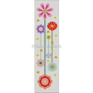 Flowers Eyeglass Case-3" x 6" Folded- 18 Mesh