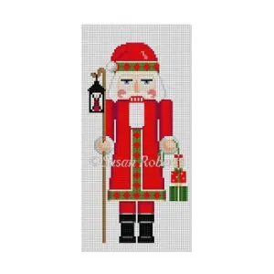 Nutcracker Santa with Lantern- 6.75" -18 Mesh