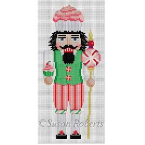 Cupcake Man Nutcracker-9.5" x 4"-13 Mesh
