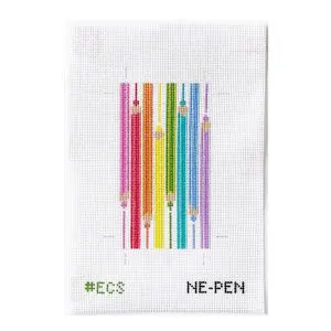 Colored Pencils Eyeglass Case-3.5” x 7”-13 Mesh
