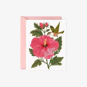 Hummingbird Birthday (greeting card)