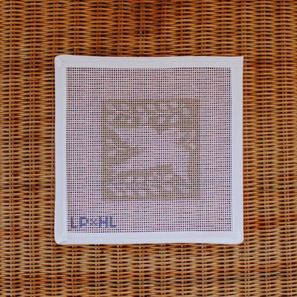 Hibiscus Linens Taupe Dove Coaster-4" x 4" - 13 Mesh