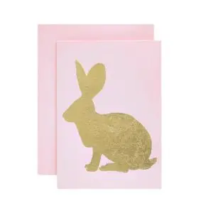 Light Pink Bunny (greeting card)