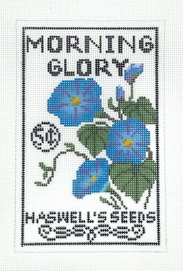 Morning Glory Seed Packet- 5.5" x 8.3" - 13 Mesh