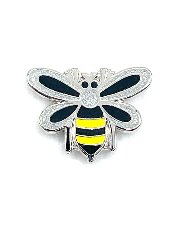 Silver Bee- 1 1/8" x 1"