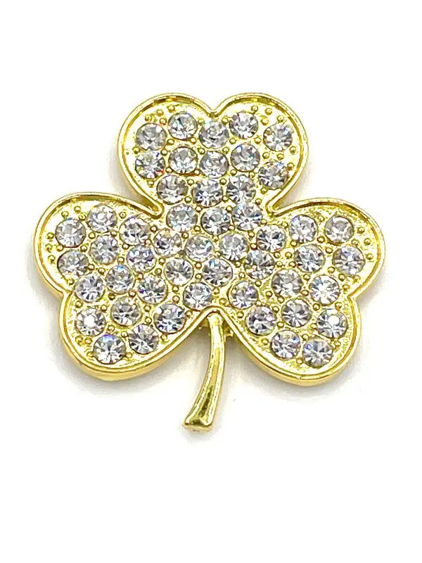 Clear Shamrock- 2" x 2"