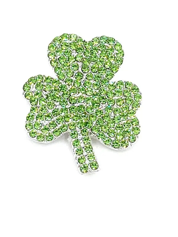 Green Shamrock- 1 1/4" x 1 1/2"
