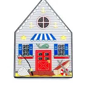Nautical House- 1 1/4" x 1 3/4"