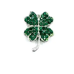 Green Clover-- 3/4" x 7/8"