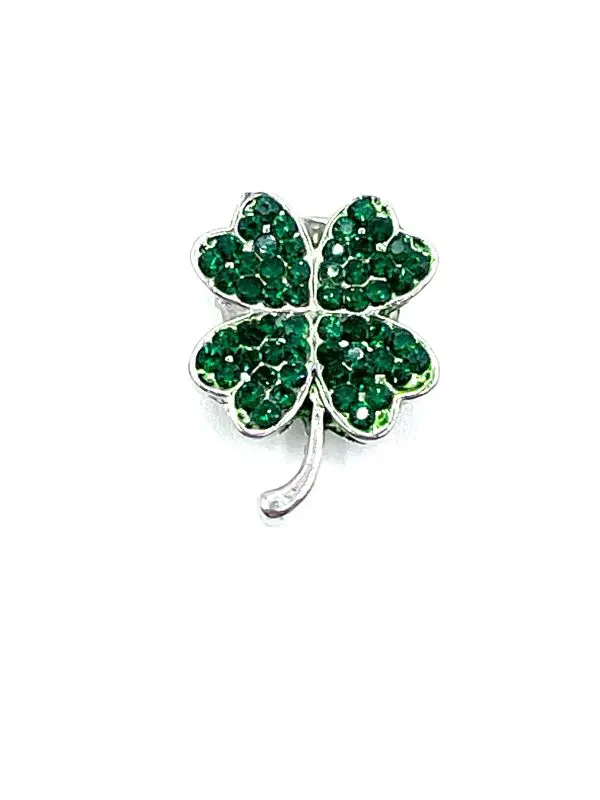 Green Clover-- 3/4" x 7/8"