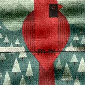 Bluebirds & Rose - 18 Mesh