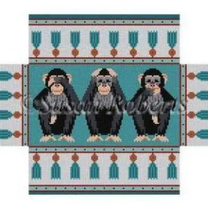 Hear See Speak No Evil Monkey Brick Cover-13 mesh