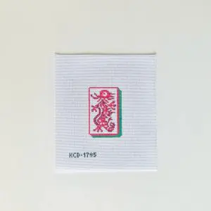 Red Dragon Mahj Tile 18 Mesh