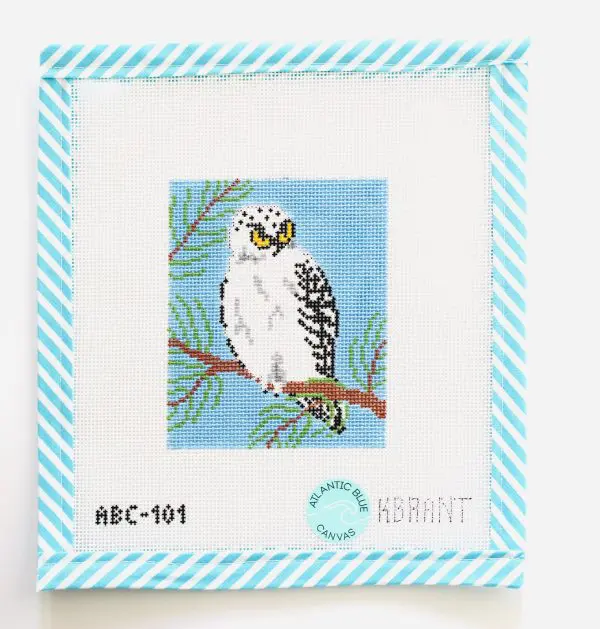 Snowy Owl - 3.5" X 4.25 "-18 Mesh
