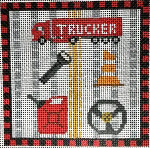 CH-491 Trucker Square 4 x 4, 18 Mesh