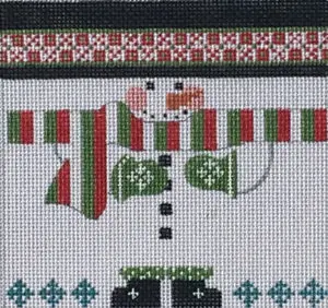 CH-290 Snowman Roll Up 4 1/2 x 3 1/4, 18 Mesh