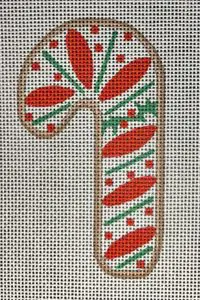 CH-1080 Christmas Cookie – Candy Cane 2 1/4 x 4, 18 Mesh