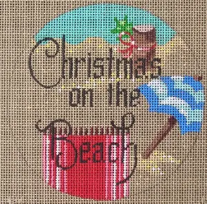 D-95 Christmas on the Beach 4″ Round, Mesh 18