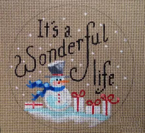 D-199 It’s A Wonderful Life 4″ Round, Mesh 18