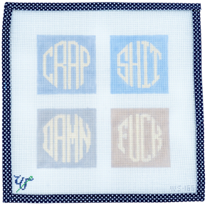 Dirty Coasters - Neutrals - Set of 4" x 4" 13 Mesh