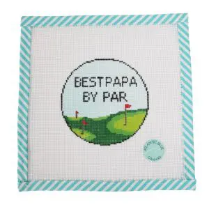 Best Papa by Par -18 Mesh 4" Round