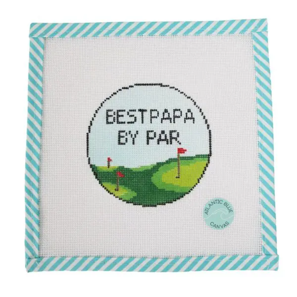 Best Papa by Par -18 Mesh 4" Round