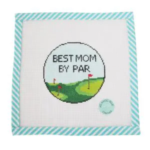 Best Mom by Par -18 Mesh 4" Round