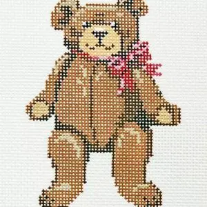 Ornament Bear (O-06)-(18-787)-2.75″ x 4″- 18 Mesh