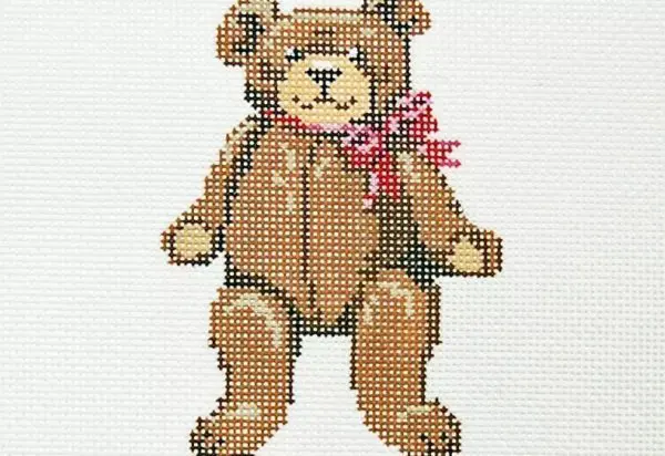 Ornament Bear (O-06)-(18-787)-2.75″ x 4″- 18 Mesh