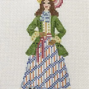 Diana of Vernon ornament - approx. 4.5" H - 18 mesh