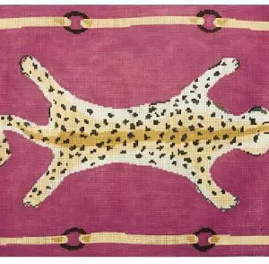 Leopard Pillow in Pink - 18 Mesh