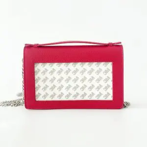 Self-Finishing Everyday Clutch - Ruby Red