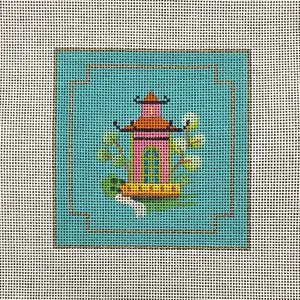 Pagoda Coaster - 4" Square- 18 Mesh
