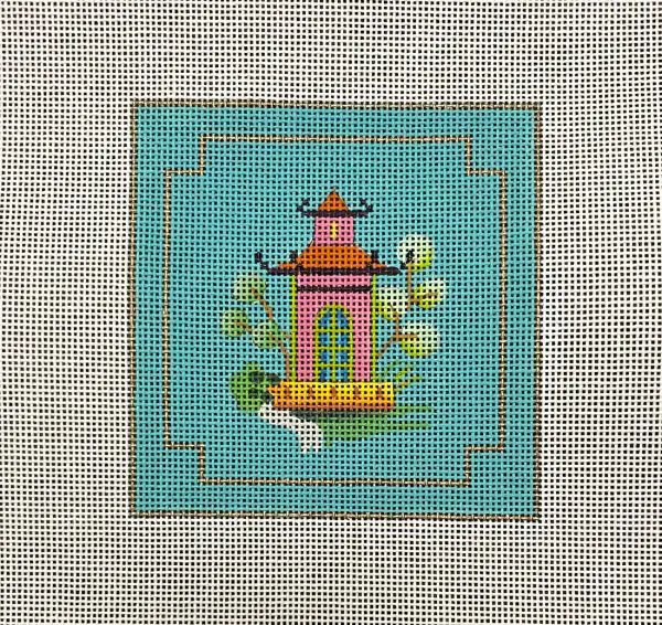 Pagoda Coaster - 4" Square- 18 Mesh