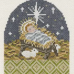 Jesus in Manger 18 Mesh