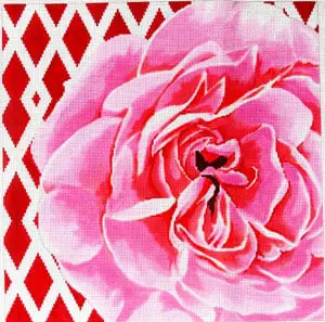 Lattice Rose - 14 x 14" - 13 Mesh